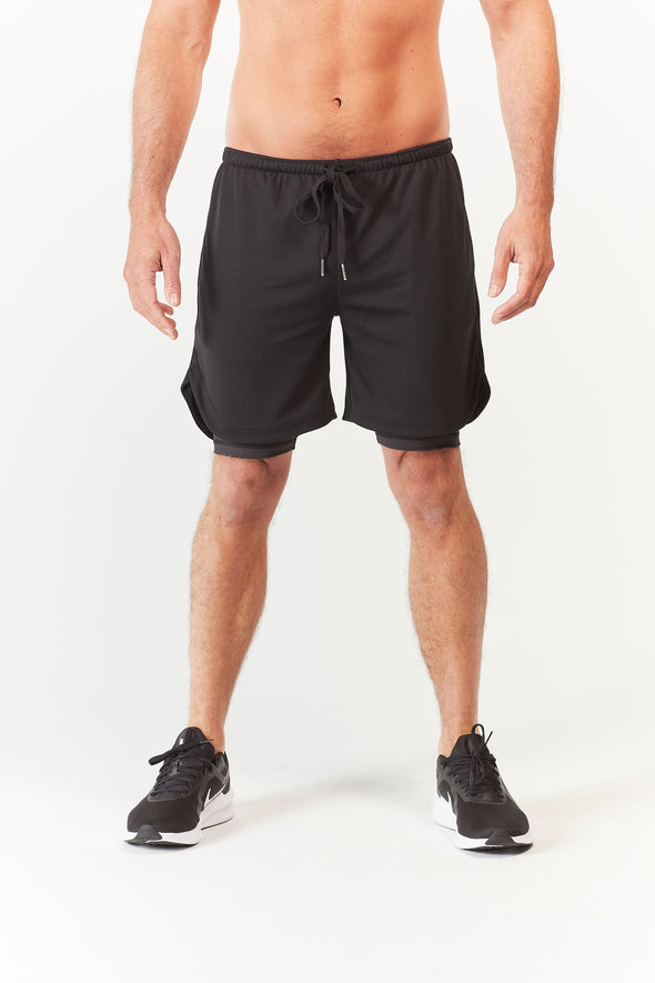 Engage 2 in 1 Layered Shorts
